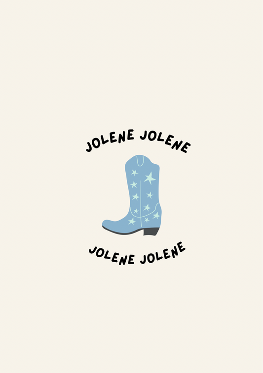 Jolene Dolly Parton Inspired Print