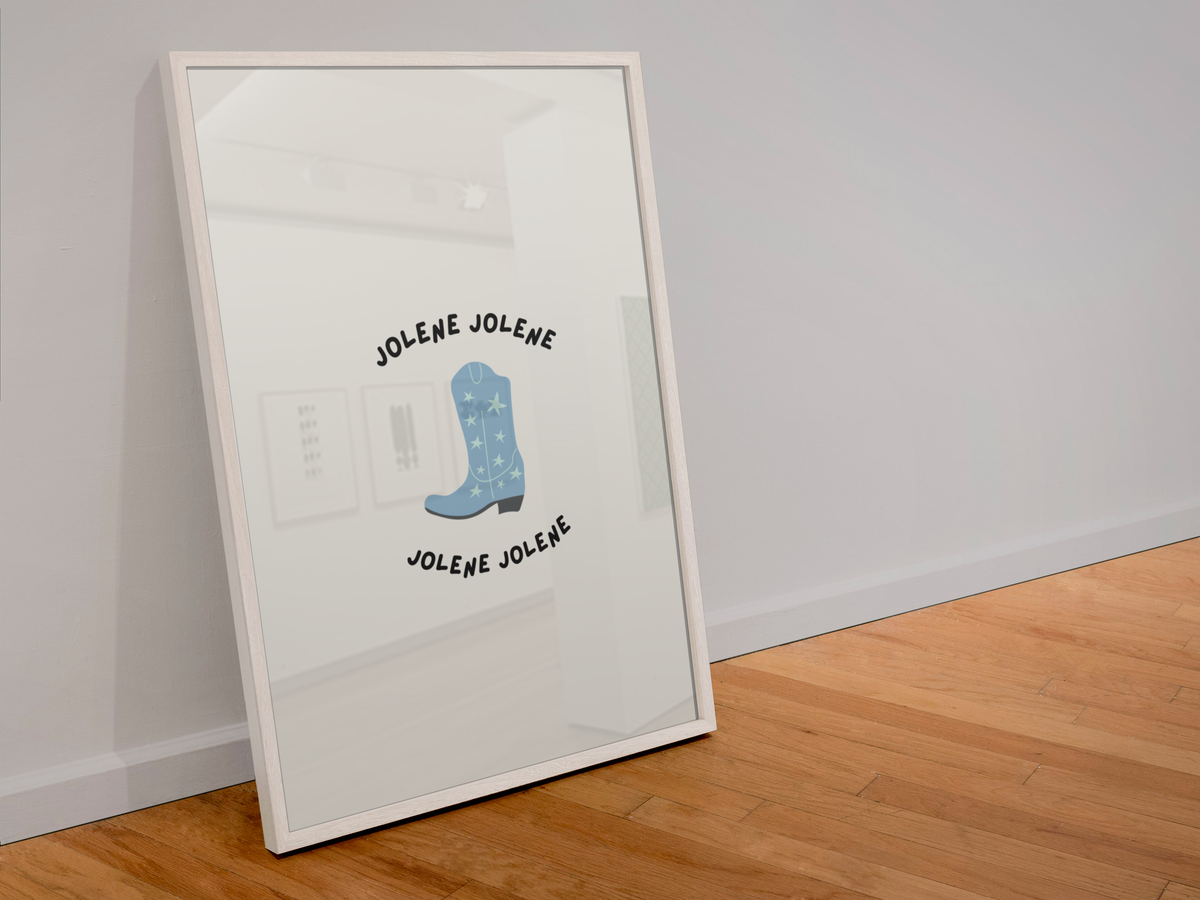 Jolene Dolly Parton Inspired Print